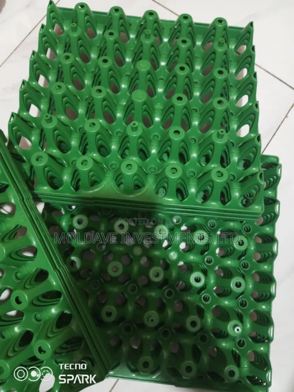 Durable Egg Trays (Plastic -Green Color)
