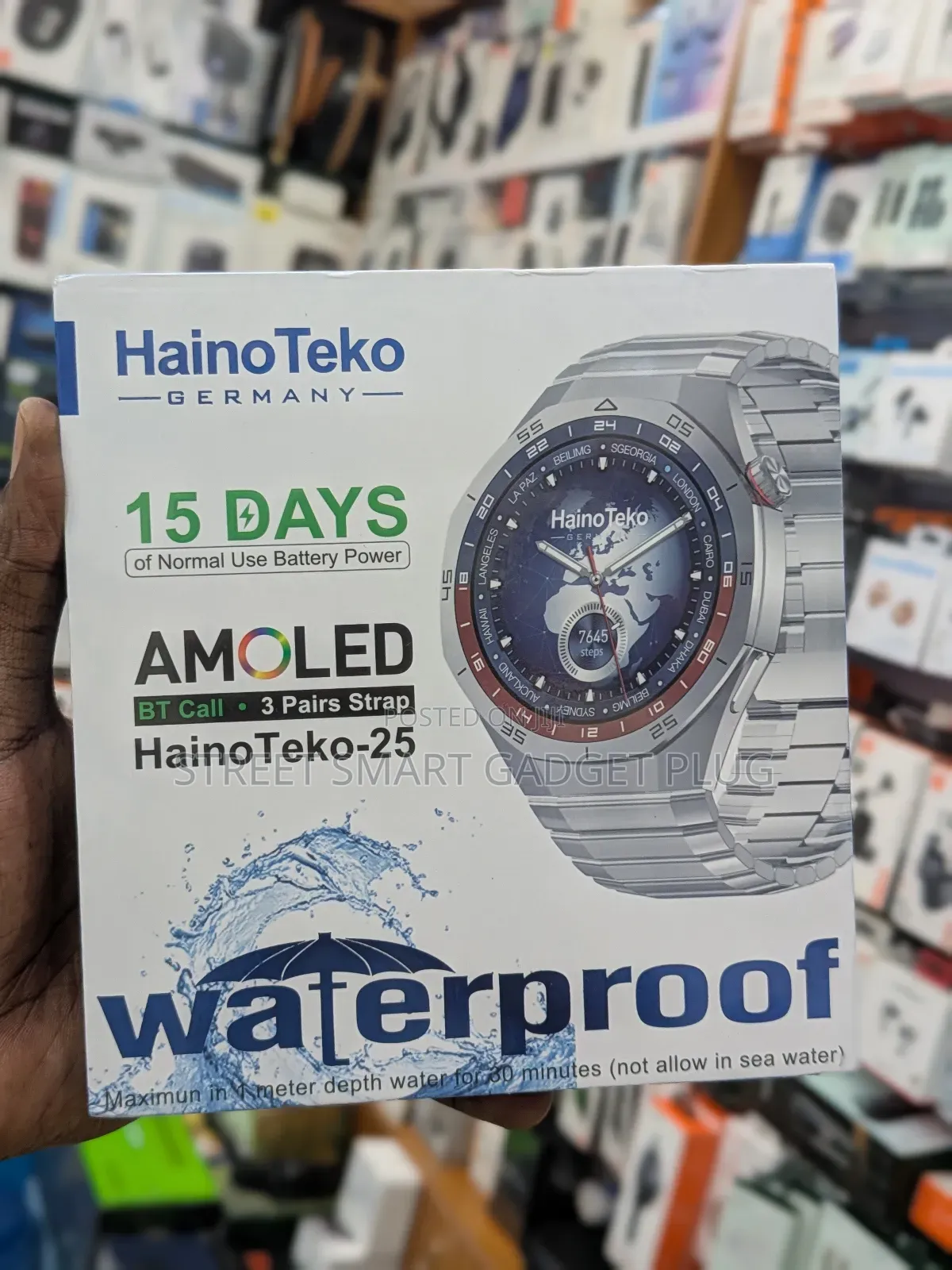 Haino Teko -25-3straps Smart Watch