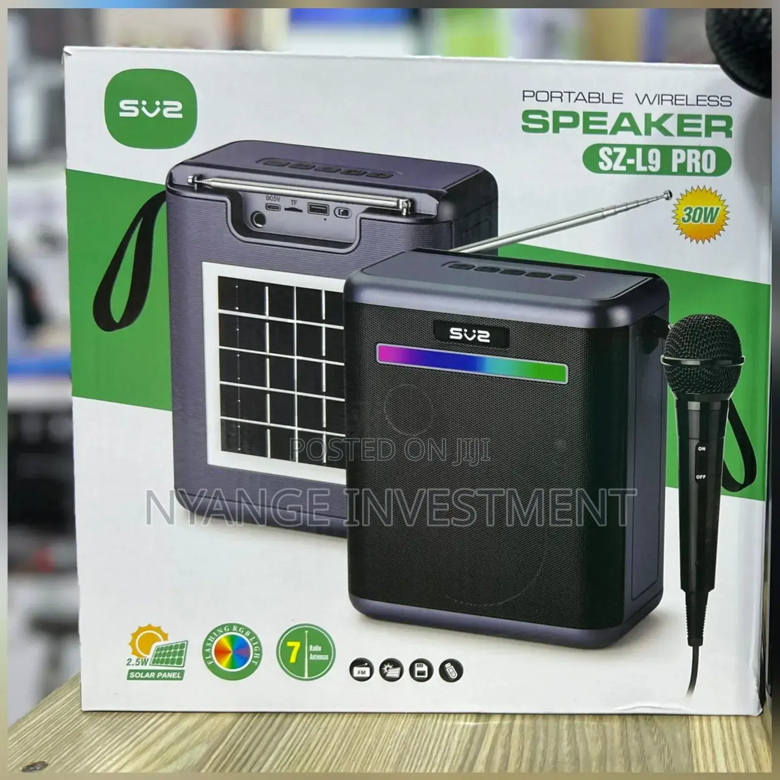 SVZ Portable Speaker With a Microphone