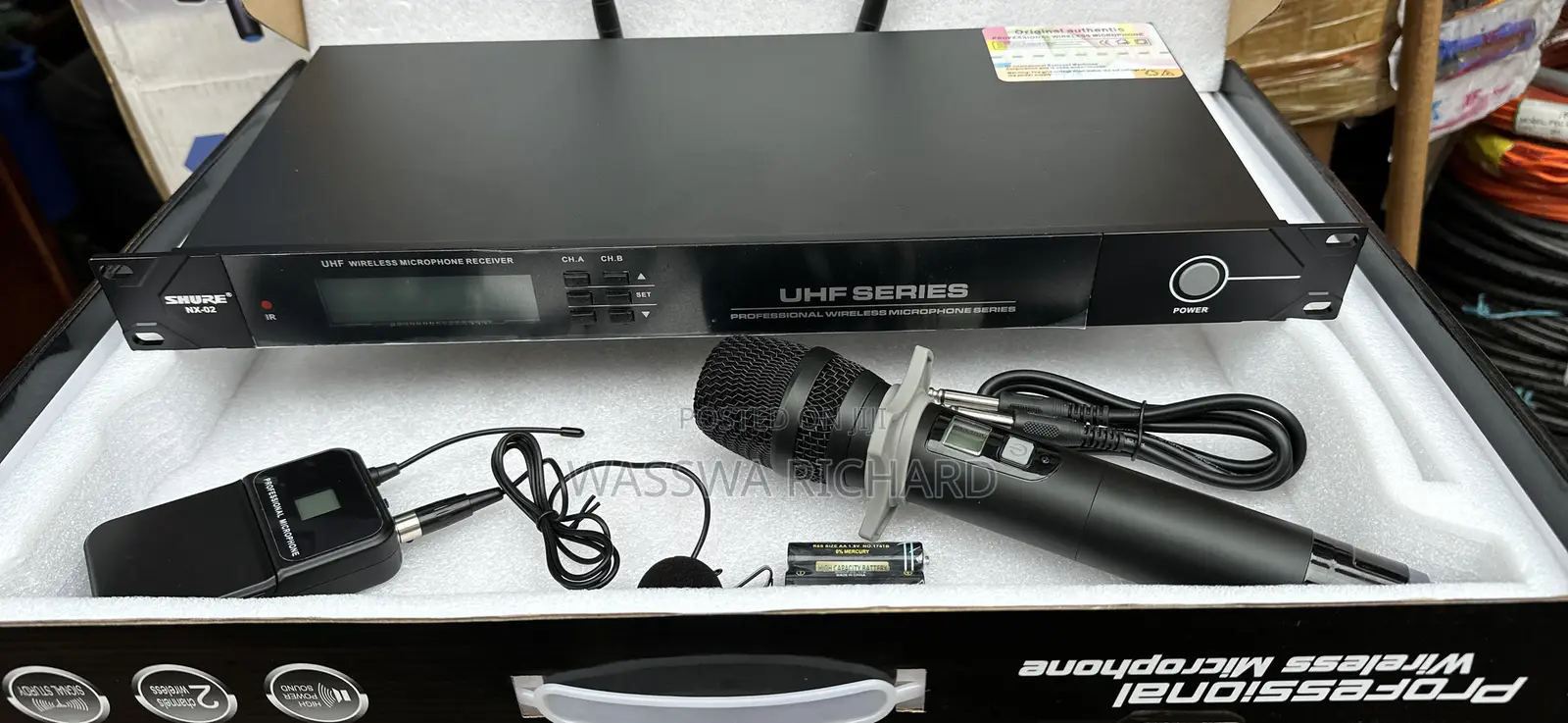 Shure Nx 02 Handheld and Cora Mic Wireless