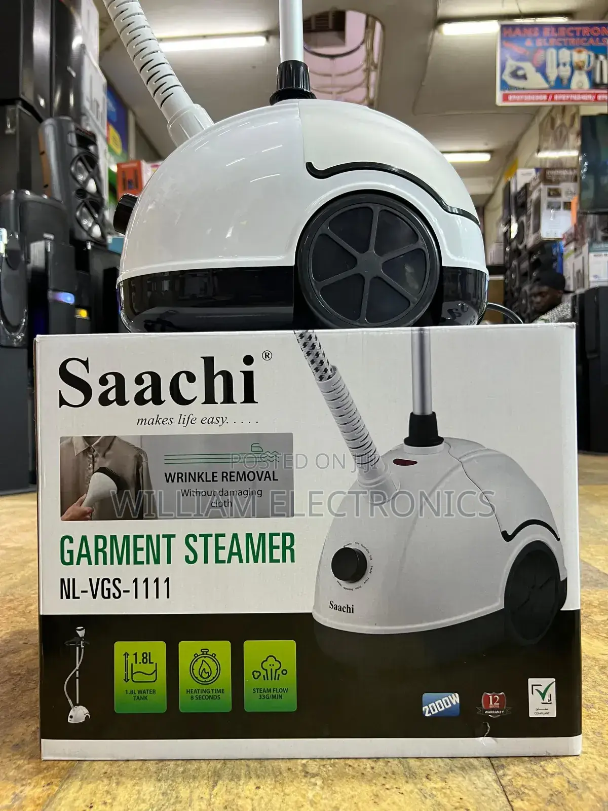 Saachi - VGS-1111 Garment Steamer