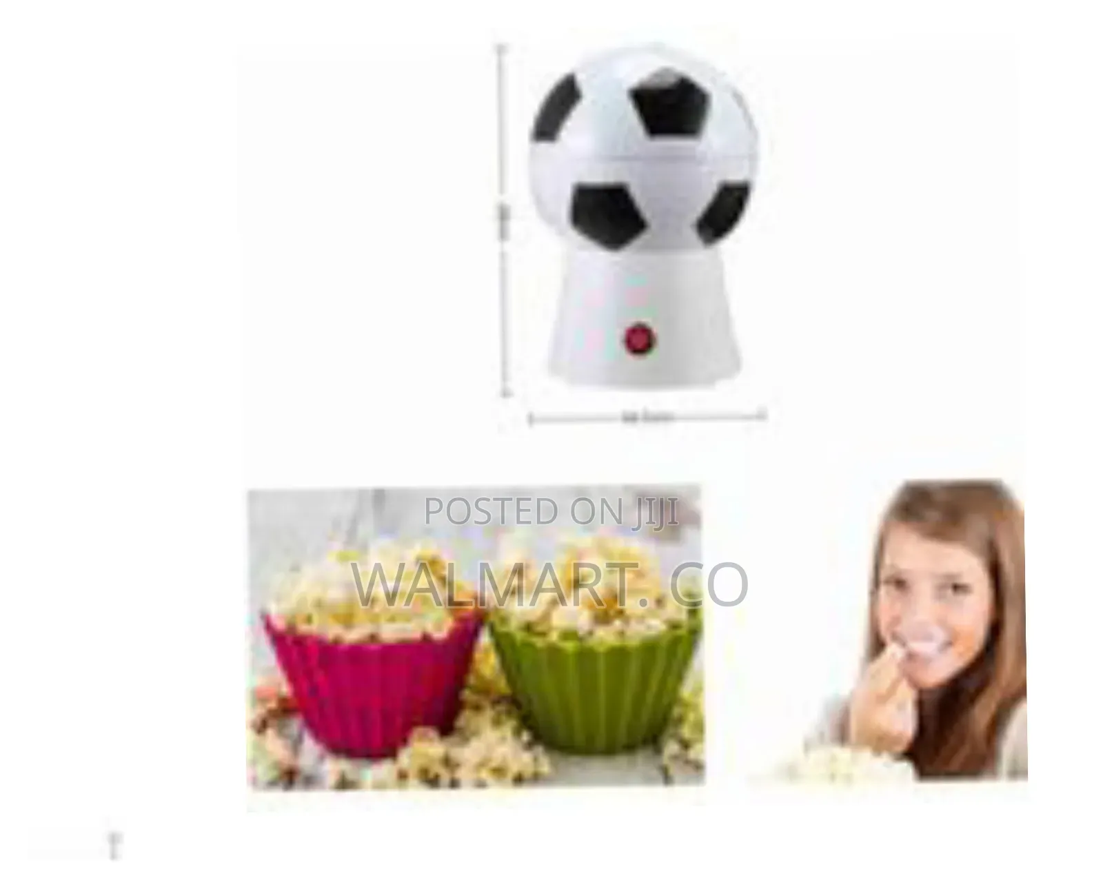 0.27l Electric Popcorn Machine Popper-Black, White