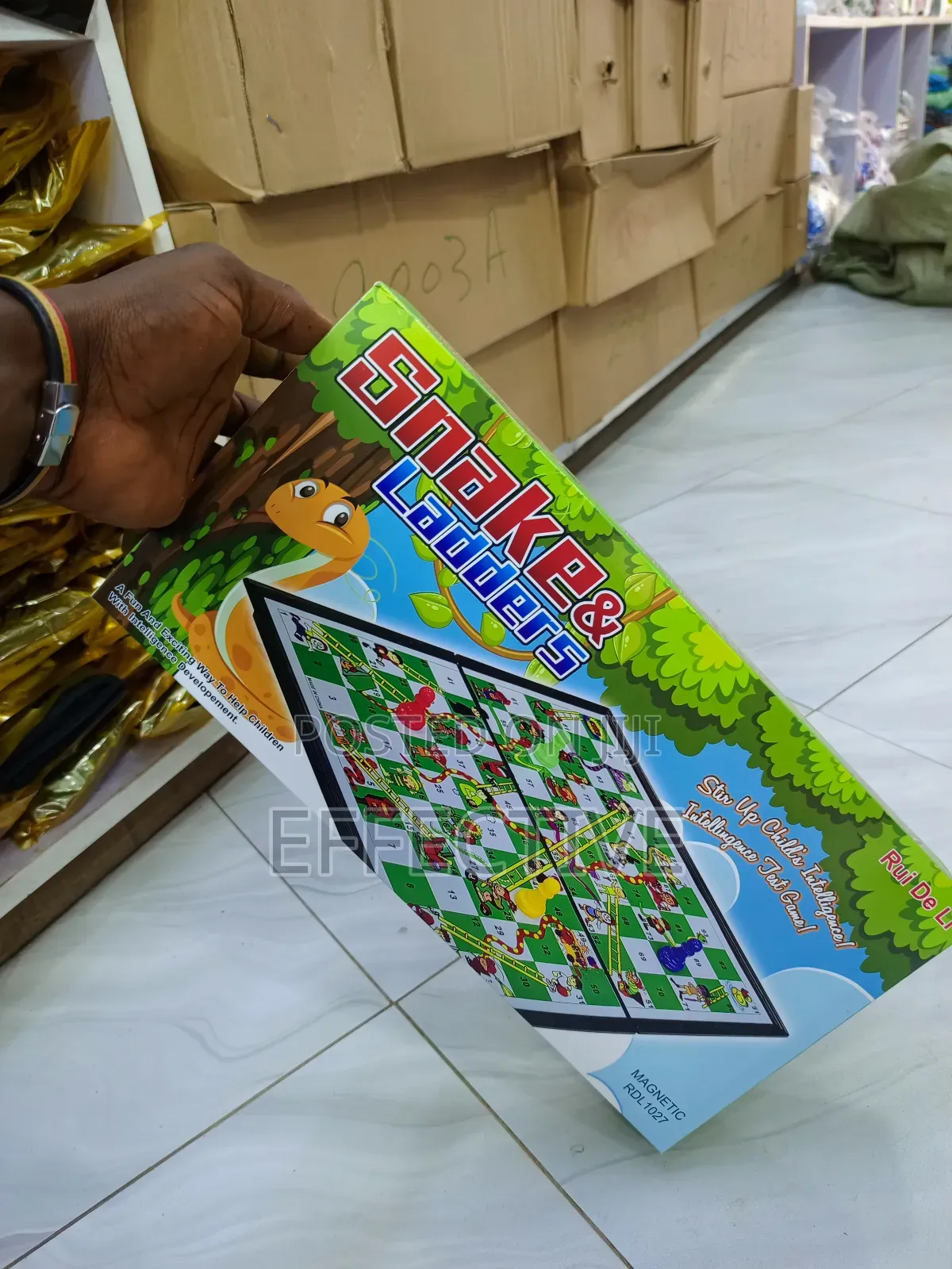 Magnetic Snakes And Ladders Board Game.