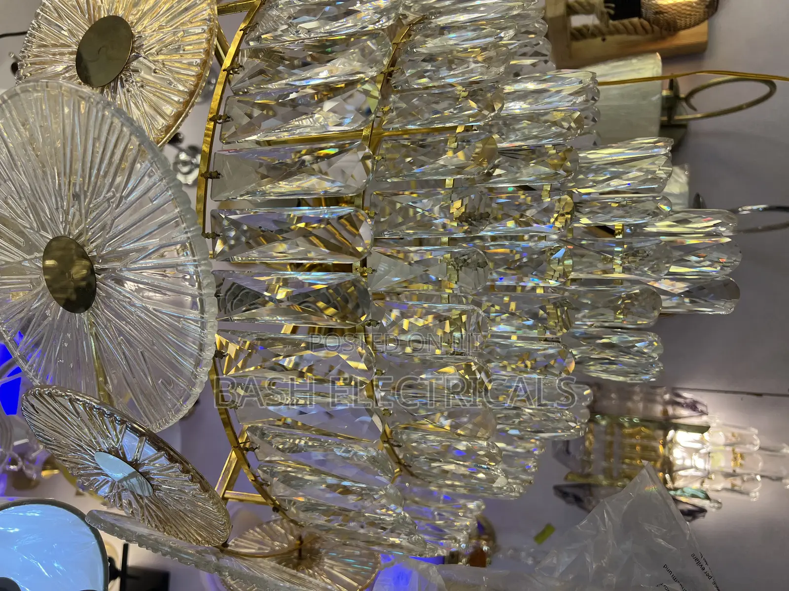 Box Chandelier Glass