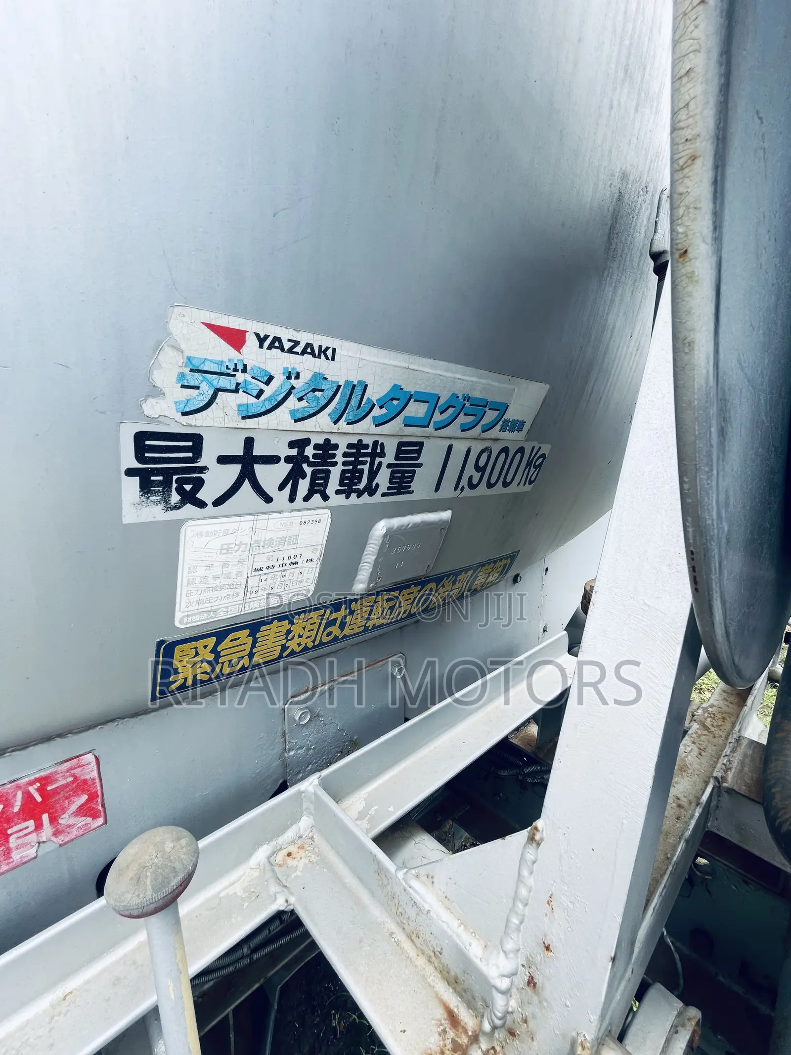 Isuzu Fuel Tank With 12000 Litres