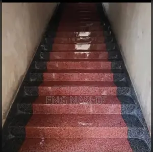 Terrazo on Floor and Stairs