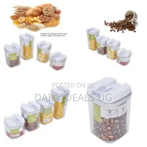 Food Storage Containers 4pcs Set Storage Jars Bpa Free Flour Container