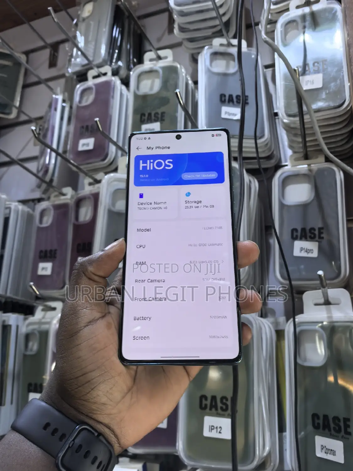 Tecno Camon 40 256 GB Green