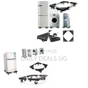 Adjustable Special Base For Washing Machine And Fridge Stand Trolley