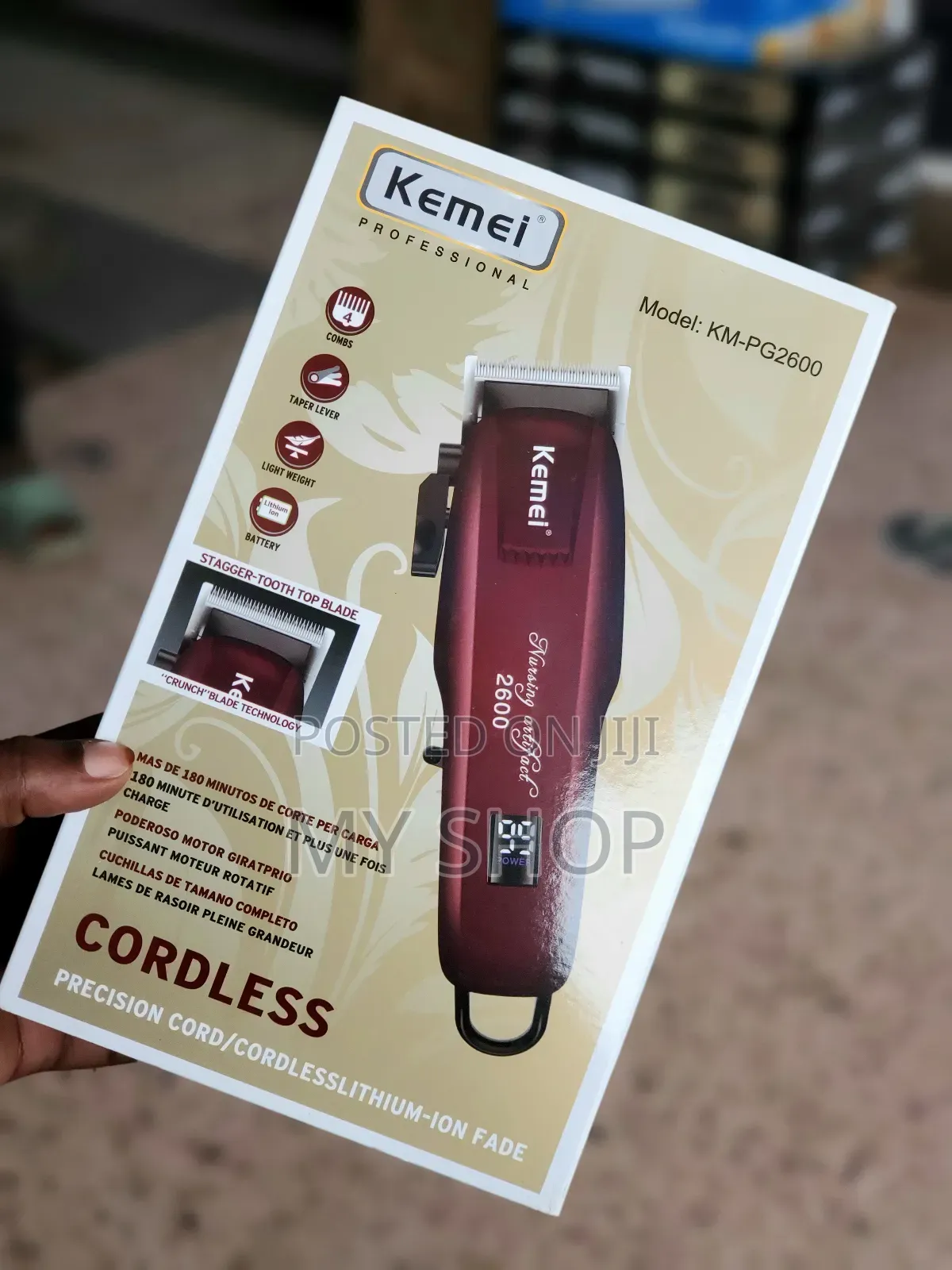 Kemei Km-Pg2600 Rechargable Hair Machine
