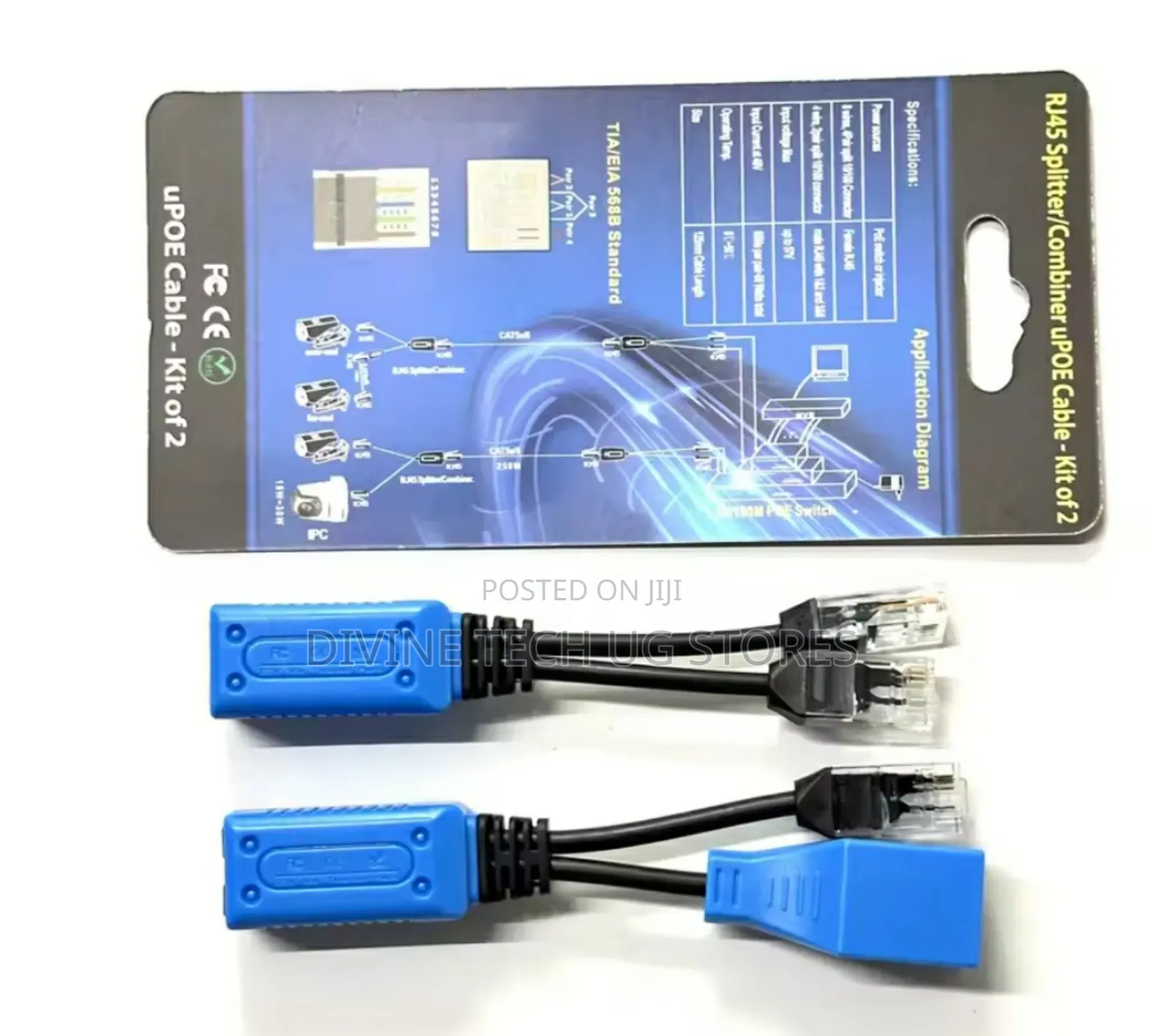 Rj45 Splitter/Combiner Upoe Cable Kit