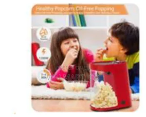 Hot Air Electric Popcorn Machine -Red