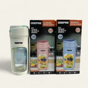 Geepas Rechargeable Portable Blender -500ml,Stainless Steel