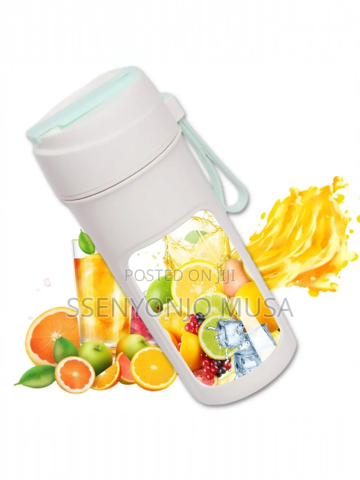 Geepas Rechargeable Portable Blender -500ml,Stainless Steel