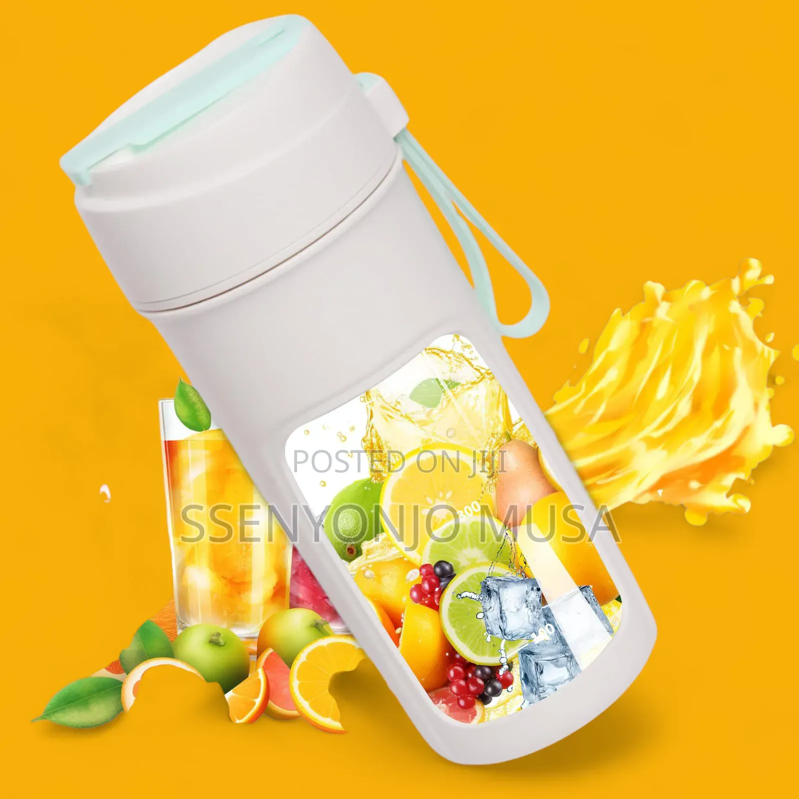 Geepas Rechargeable Portable Blender -500ml,Stainless Steel