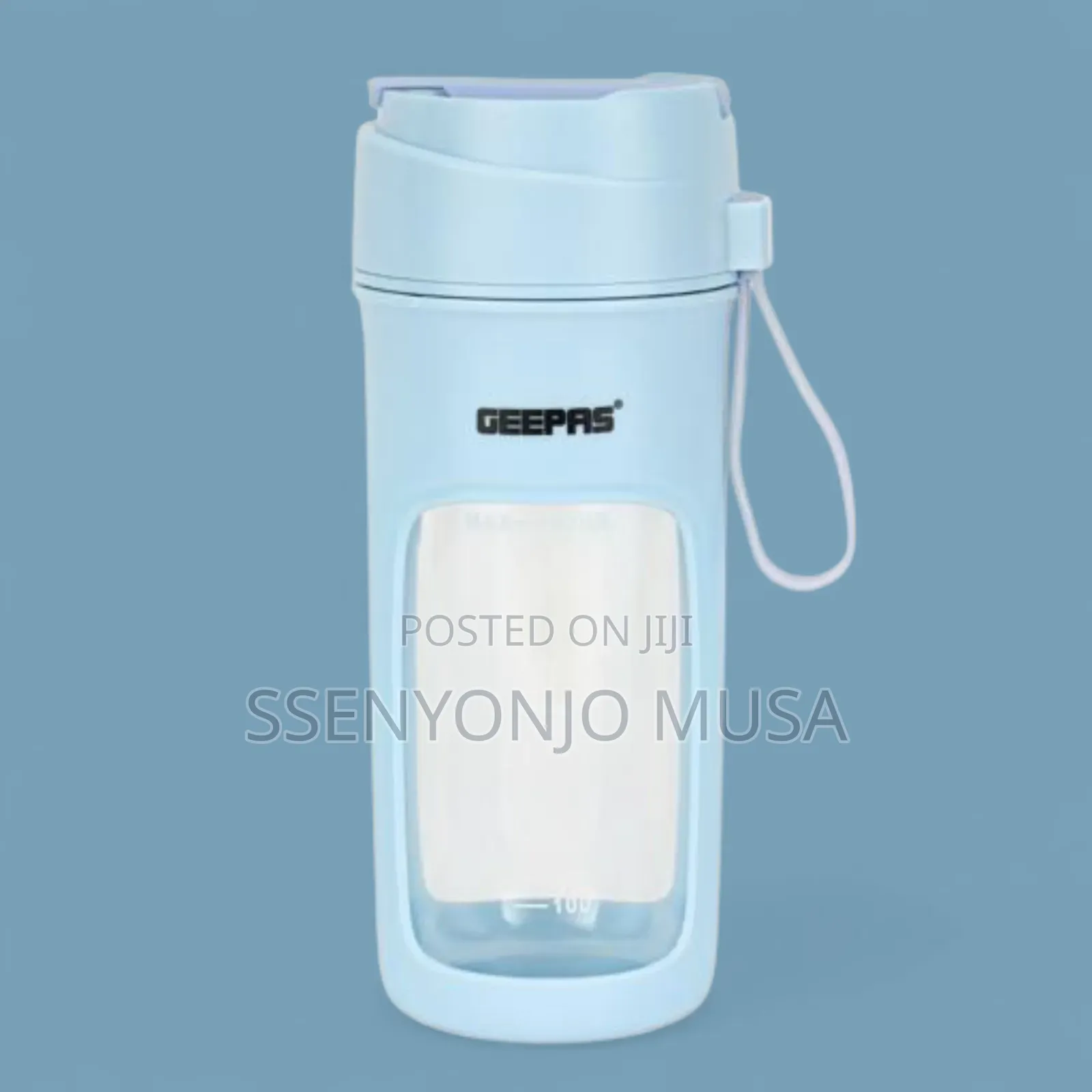 Geepas Rechargeable Portable Blender -500ml,Stainless Steel