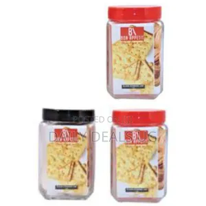 Bon Appetit 2l Glass Cereal Cookies Storage Jar Container Bottle Tin