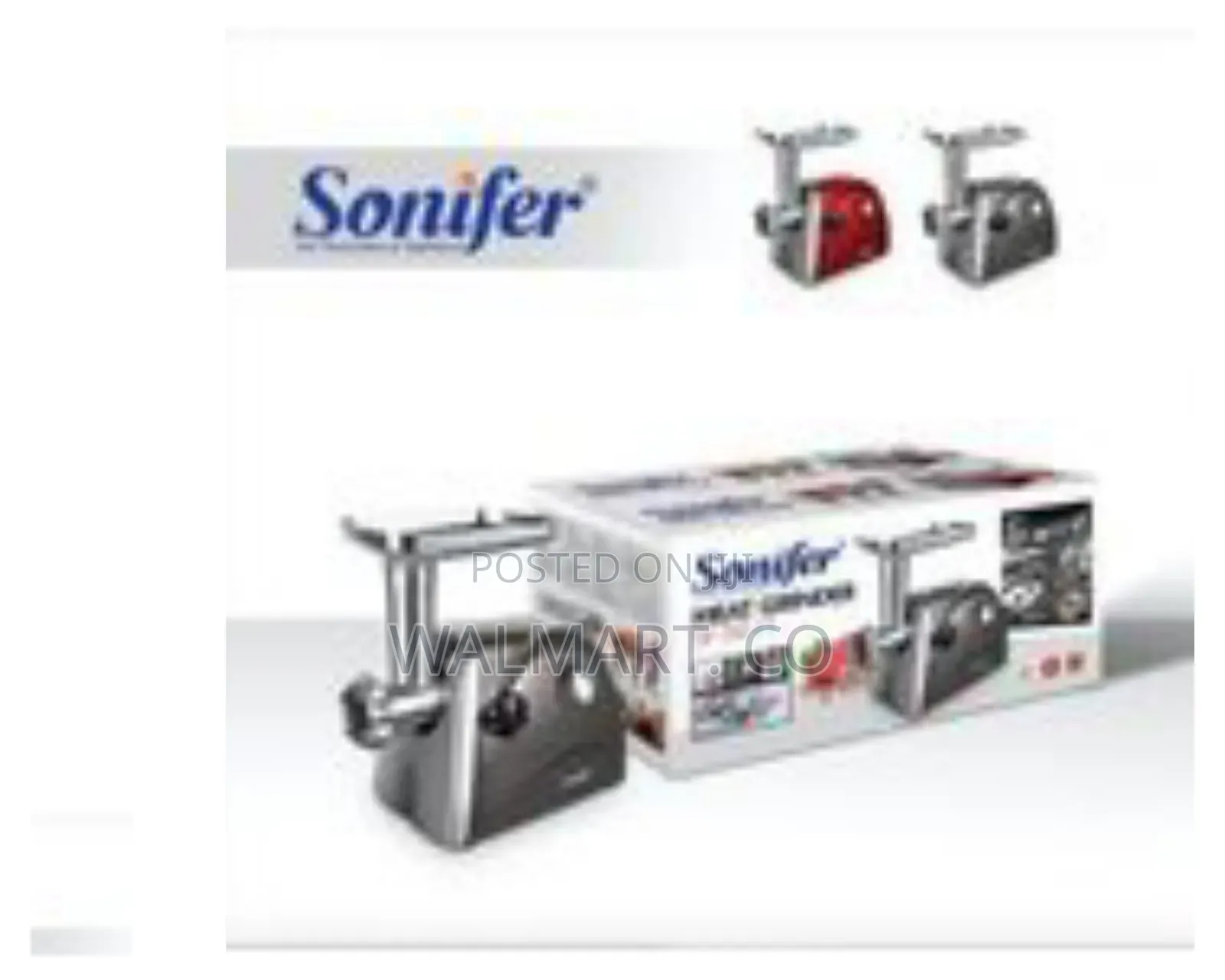 Sonifer Electric Meat Grinder Mincer Silver