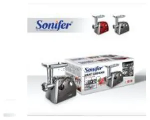 Sonifer Electric Meat Grinder Mincer Silver