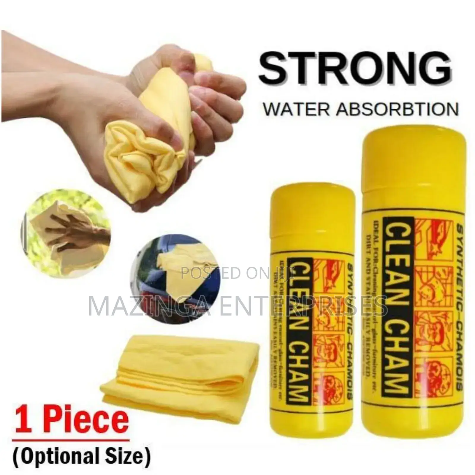 Cham Synthetic Chamois Car Glass Household Cleaning Cloth