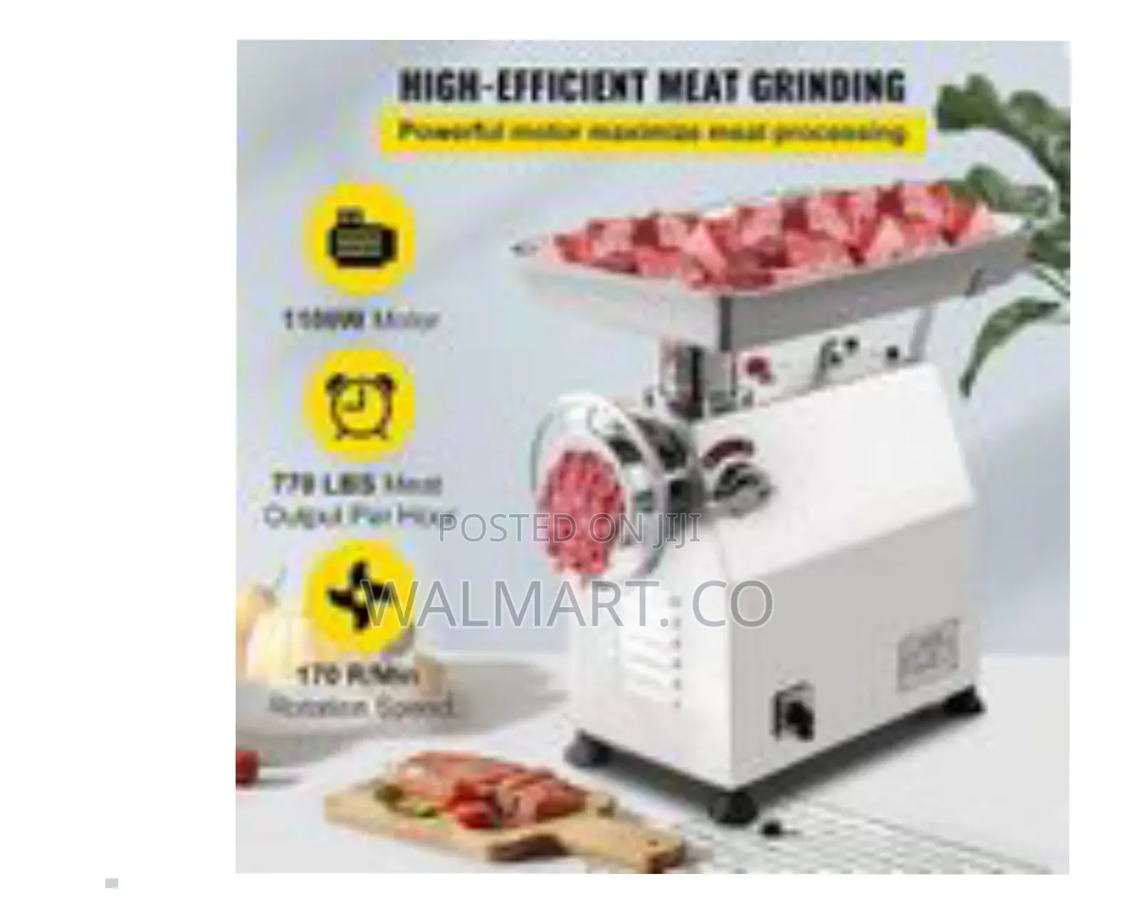 Stainless Steel Commercial Meat Grinder Sausage Maker 2200w