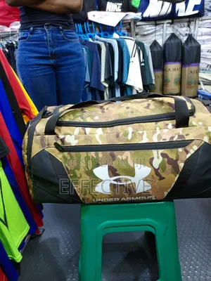Camouflage-Patterned Under Armour Undeniable 5.0 Duffle Bag.