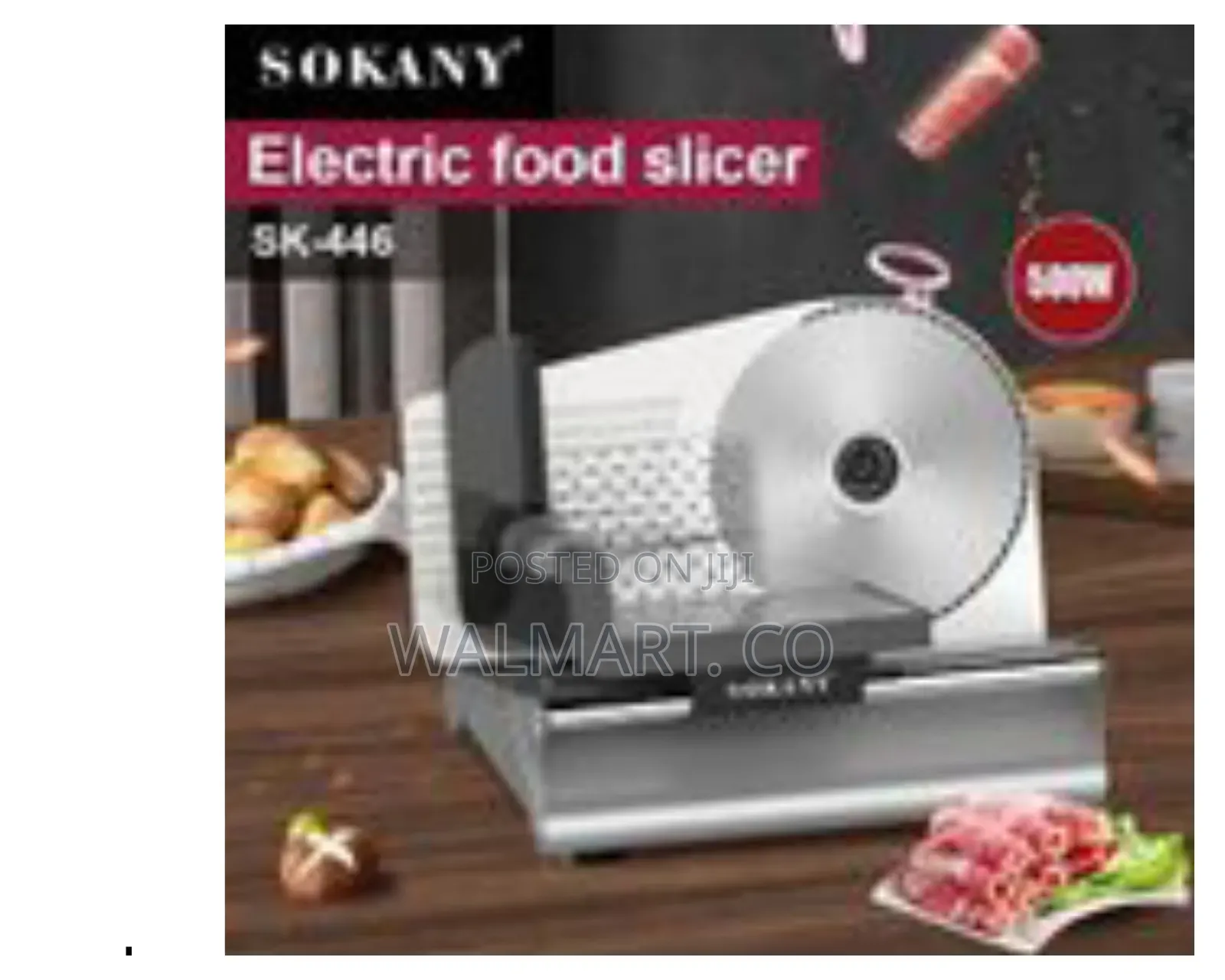 Sokany Electric Vegetable Food Slicer Machine-Silver