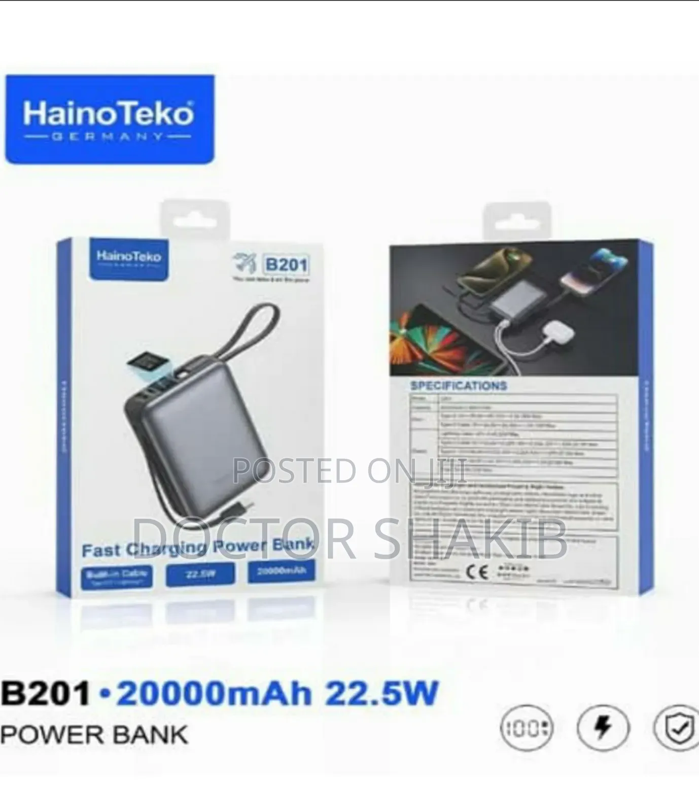 Original Hainoteko 20000mah Power Bank