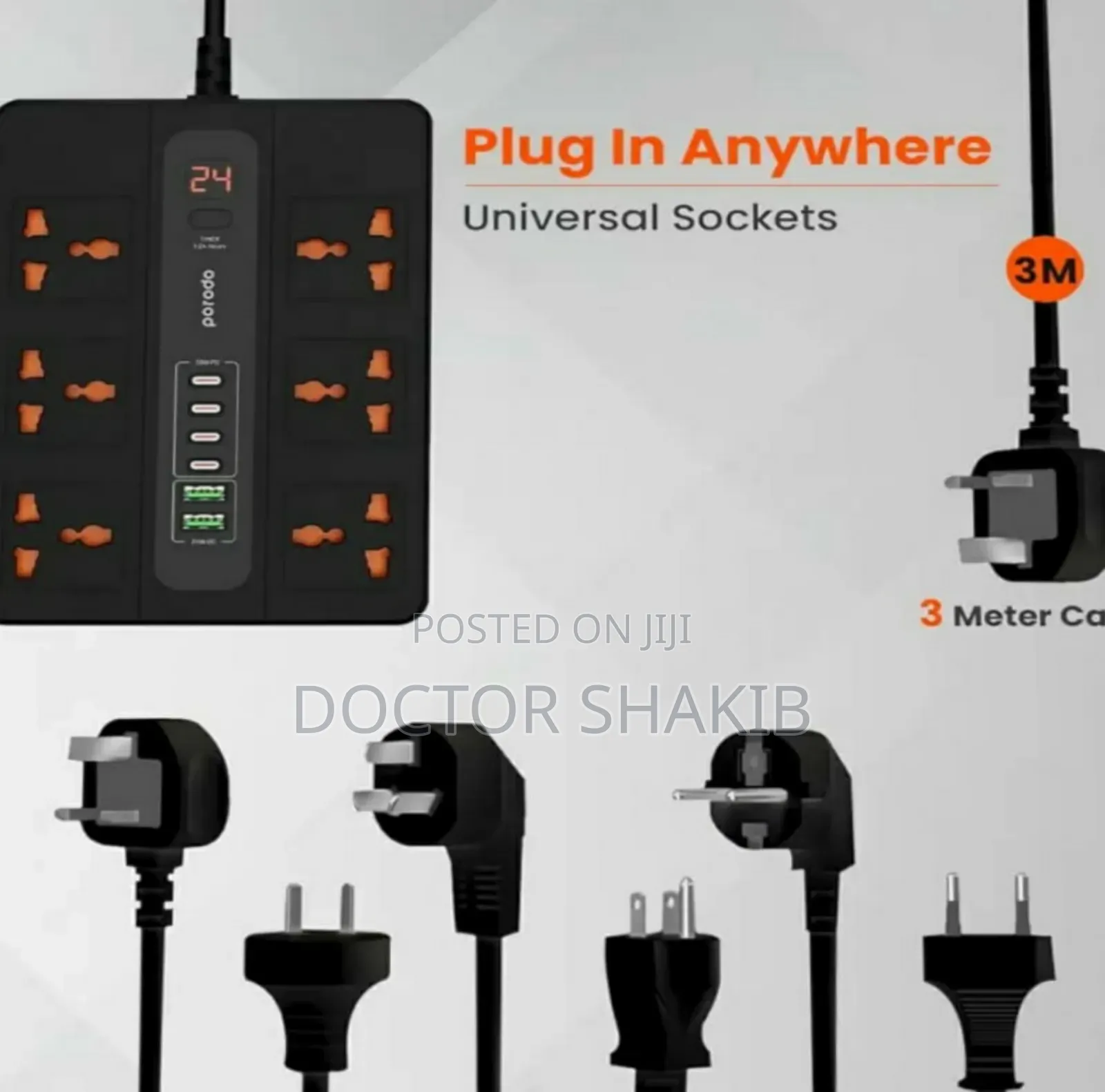 Quality Porodo Multi-Port Super Hub Extension
