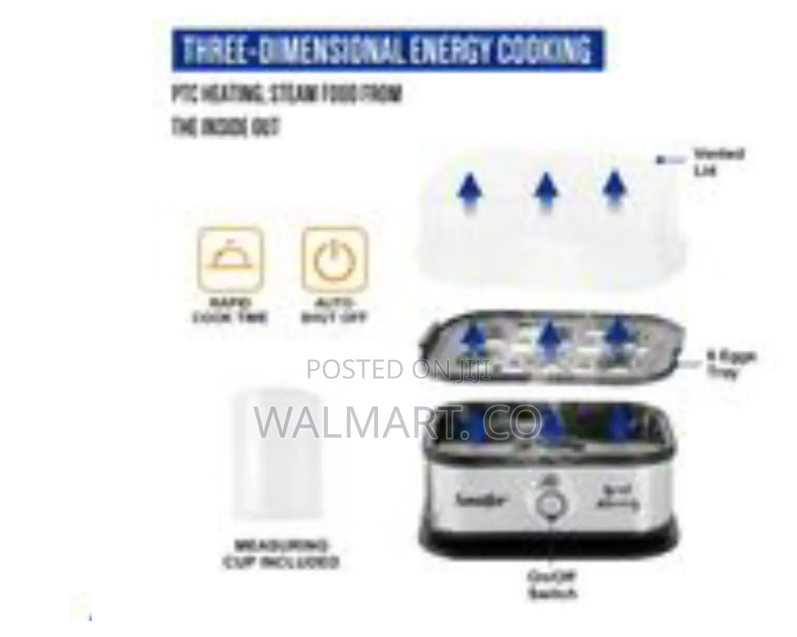 Sonifer S-1510 Electric Egg Kettle 200w With a Capacity of 6 Eggs
