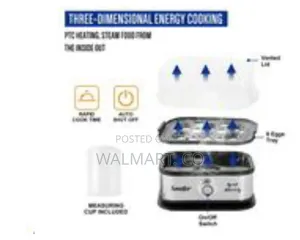 Sonifer S-1510 Electric Egg Kettle 200w With a Capacity of 6 Eggs