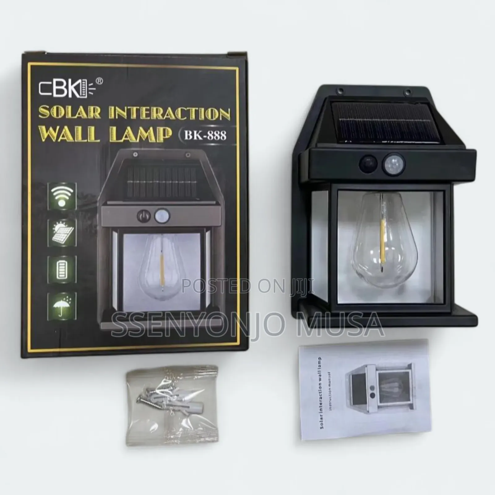 Led Solar Wall Lamp - Outdoor Waterproof Lighting