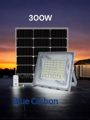 300w Blue Carbon Wawa Solar Flood Light Model9080ip65