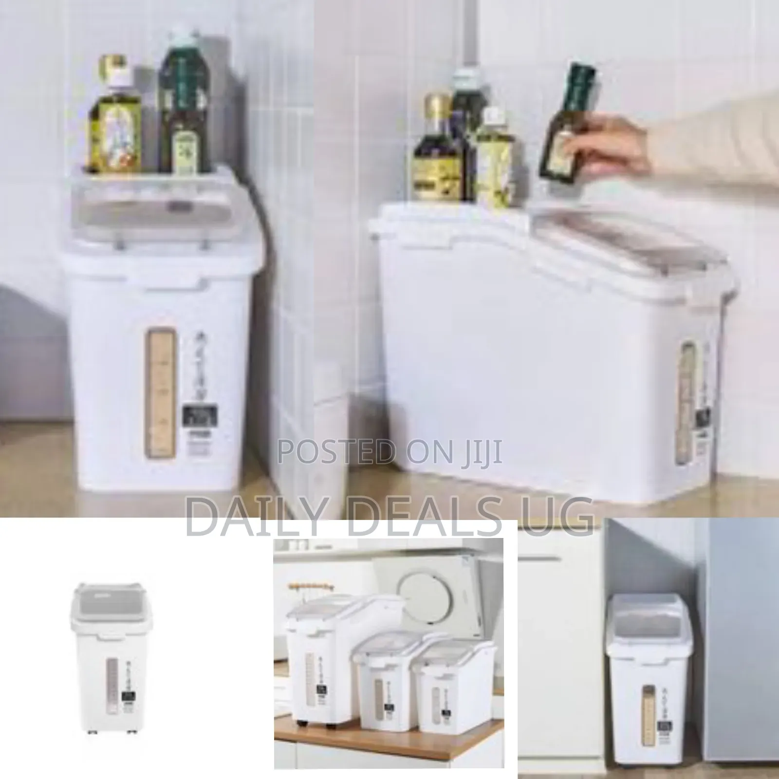 30 Litres Commercial Ingredients Sugar Flour Rice Bin Beans Food
