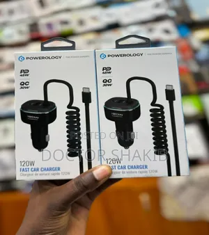 Brand New Powerology 120w Fast Car Charger