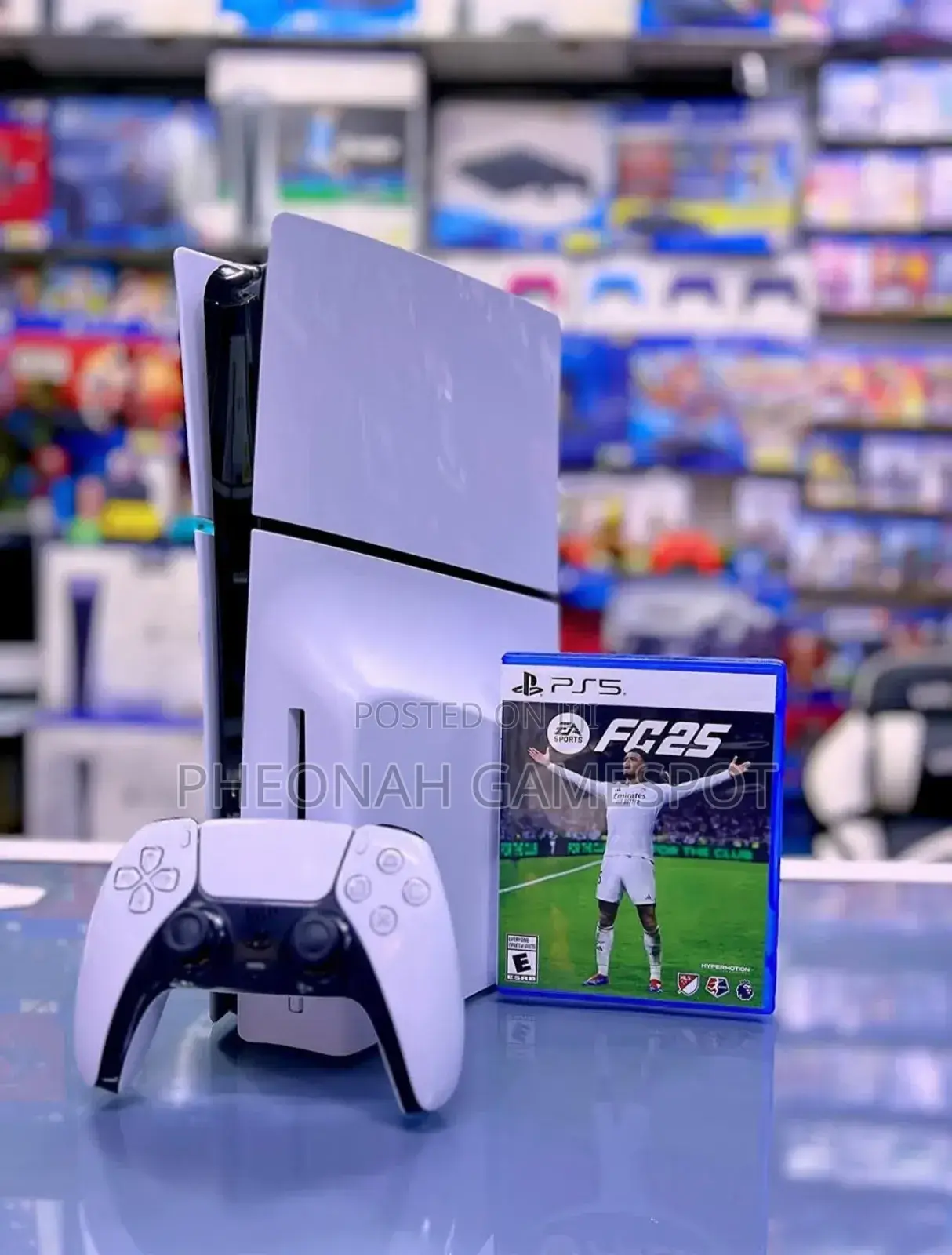 This Used Playstation 5 Slim Comes With Free Accessories (Hdmi, Cable)