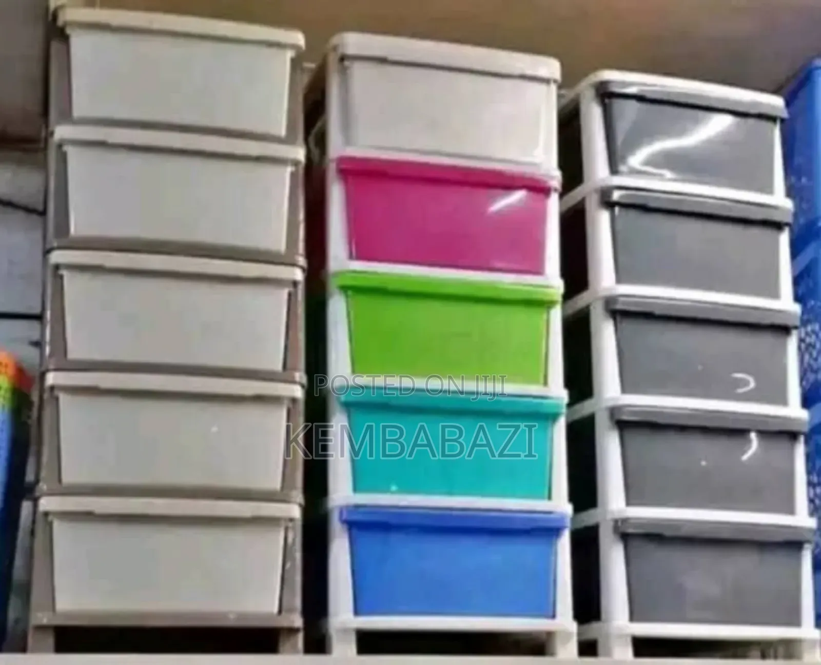 Plastic Storage Cabinet Trolley
