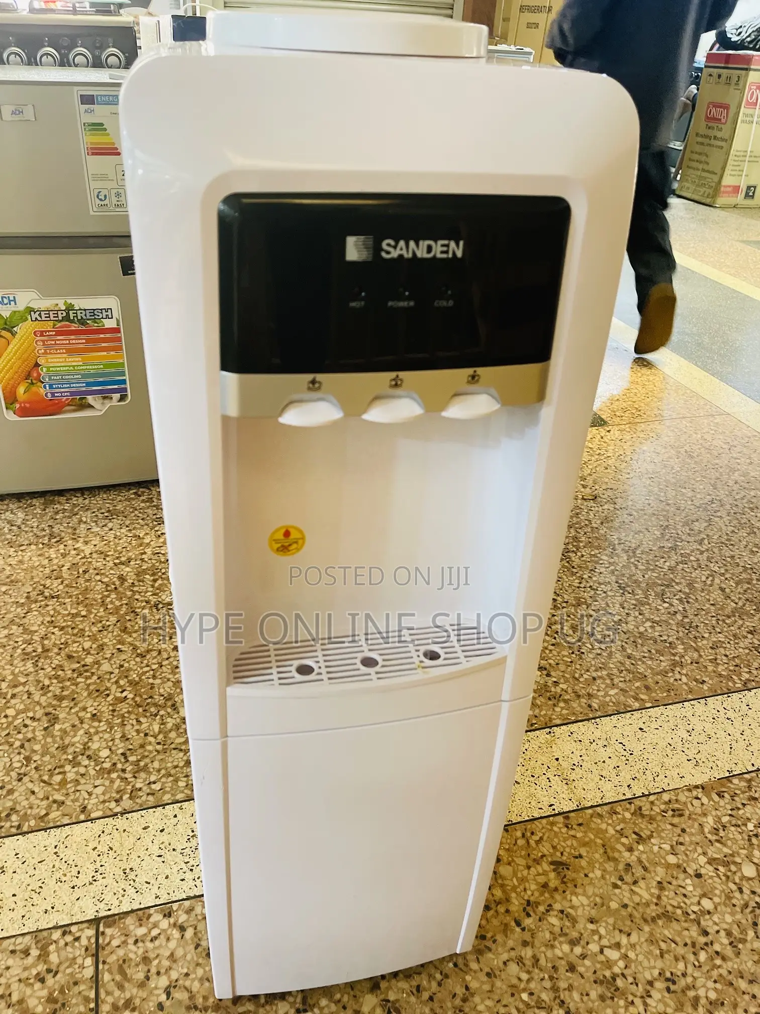 White Hot and Cold Compressor Water Dispenser