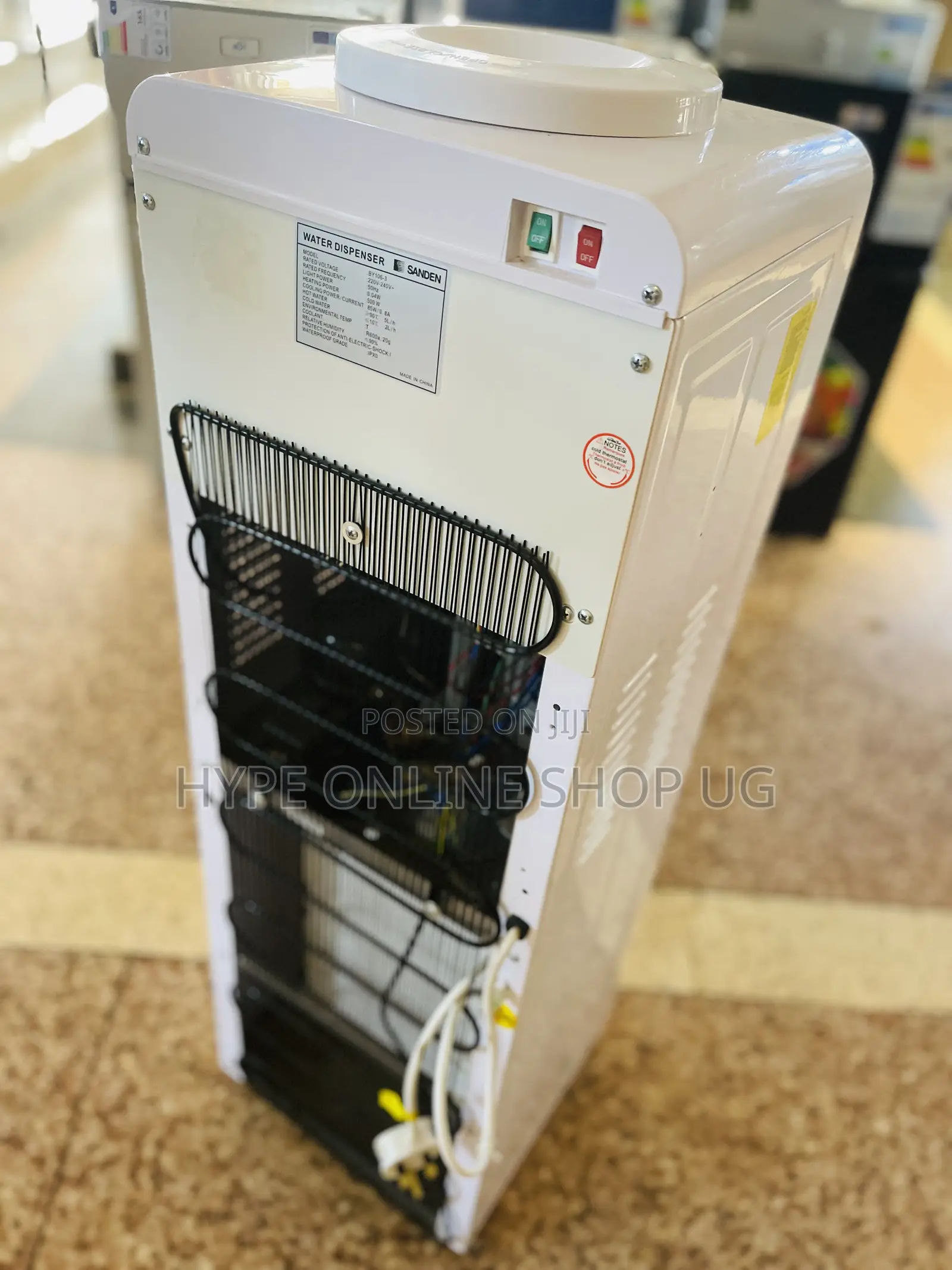White Hot and Cold Compressor Water Dispenser
