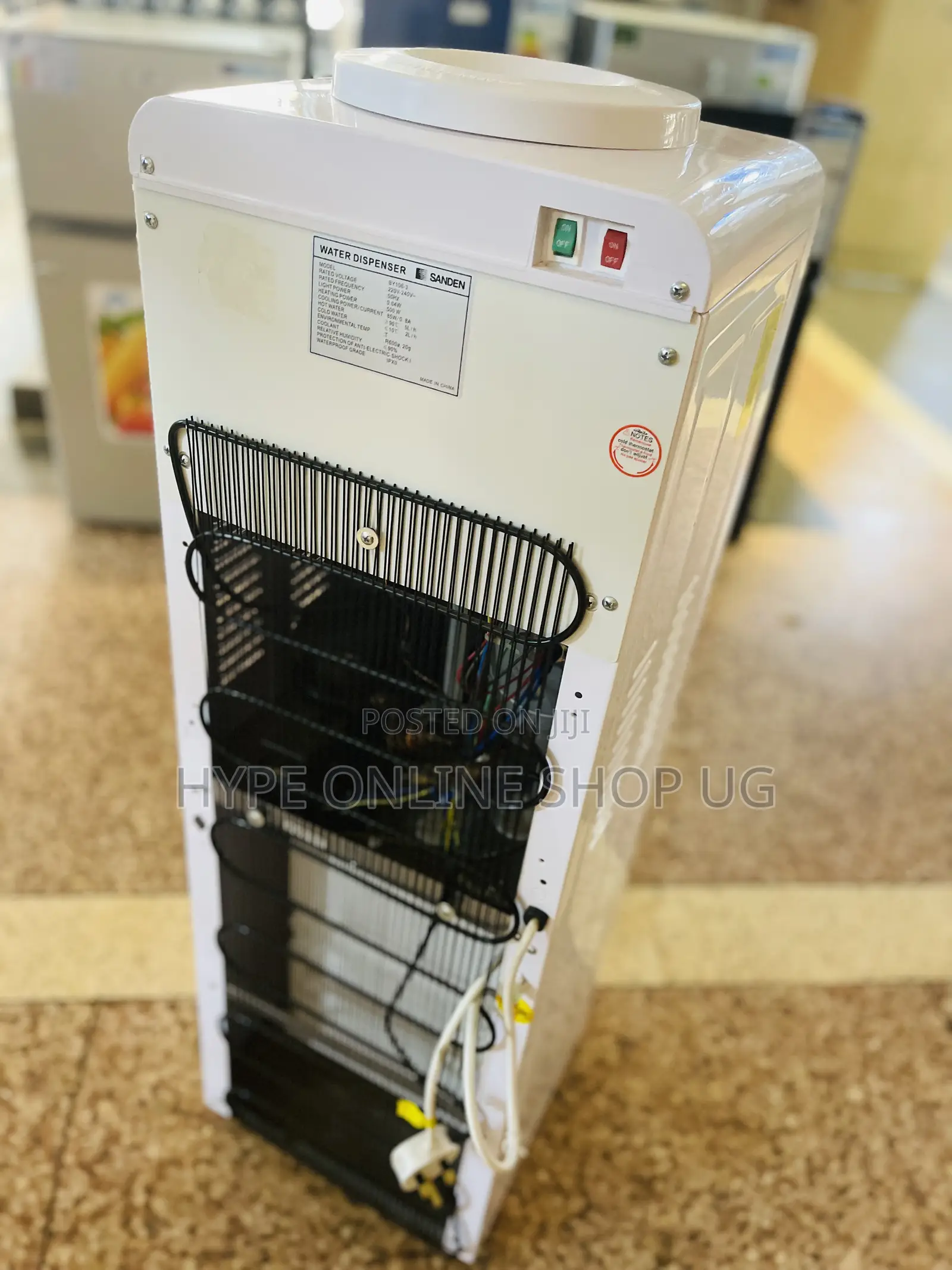 White Hot and Cold Compressor Water Dispenser