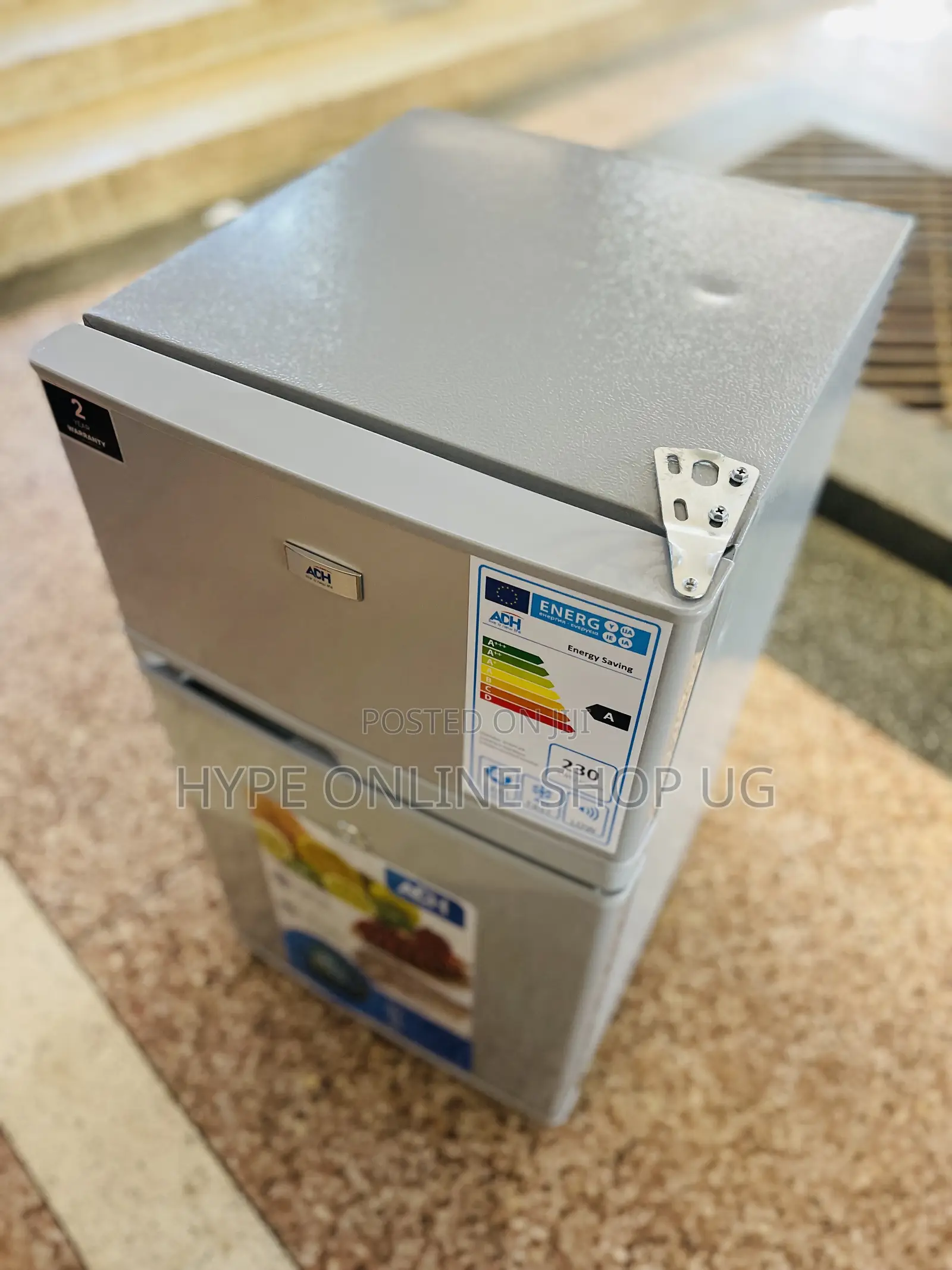 Brandnew Silver 120l Adh Double Door Home Refrigerator