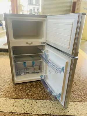 Brandnew Silver 120l Adh Double Door Home Refrigerator
