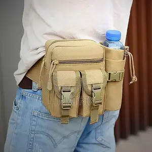 Outdoor Waist Bag Bottle Pocket Waterproof Wearproof Lightweight