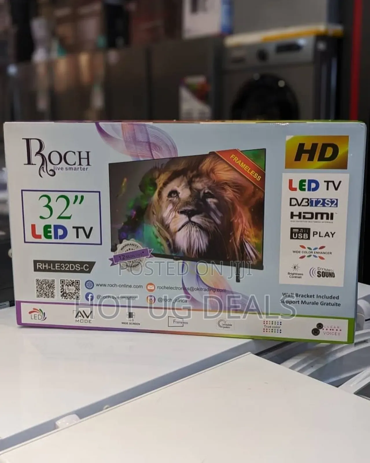 Roch 32 Inch Hd Digital Satellite Free To Air Led Tv -  (2yrs Wrnty)
