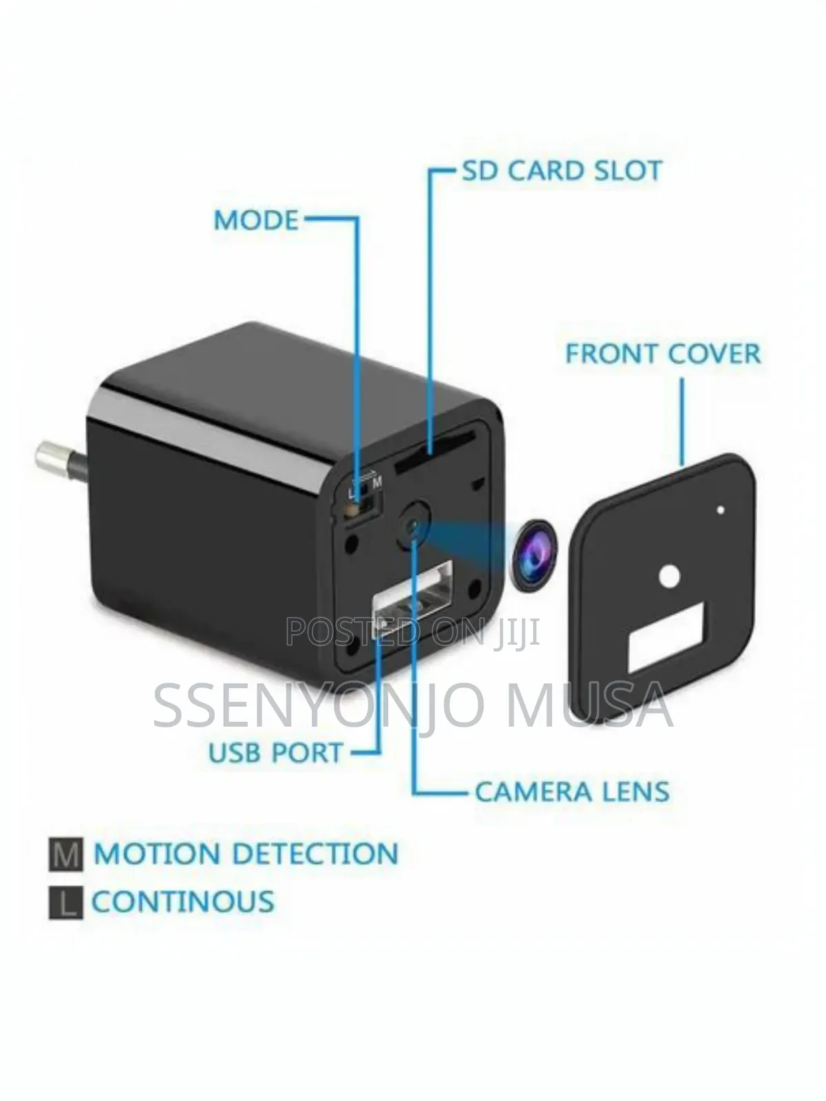Mini Hidden Spy Camera 1080p Hd - Usb Security Surveillance-