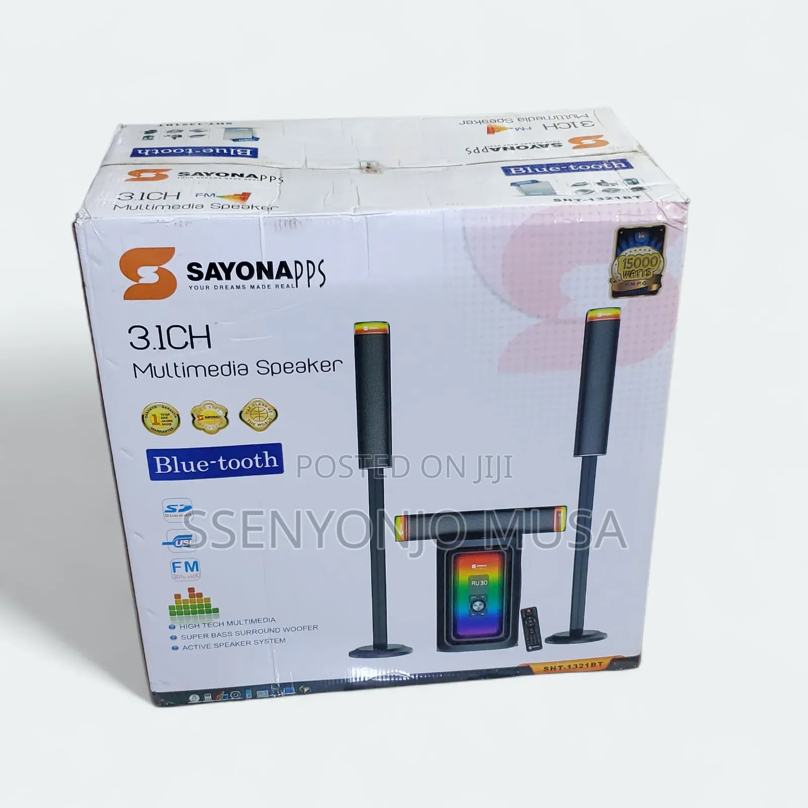 Sayonapps 3.1ch Multimedia Speaker System - Home Theater-