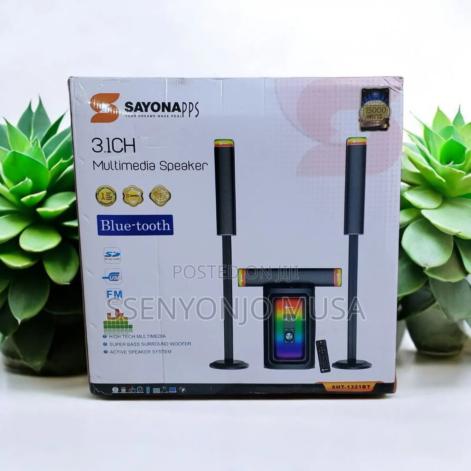 Sayonapps 3.1ch Multimedia Speaker System - Home Theater-