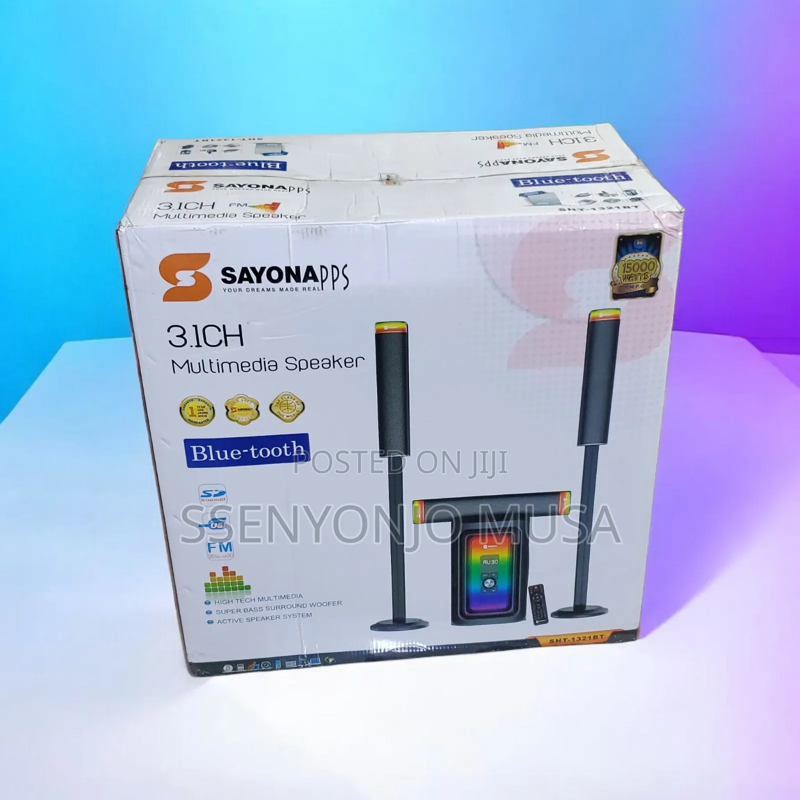 Sayonapps 3.1ch Multimedia Speaker System - Home Theater-