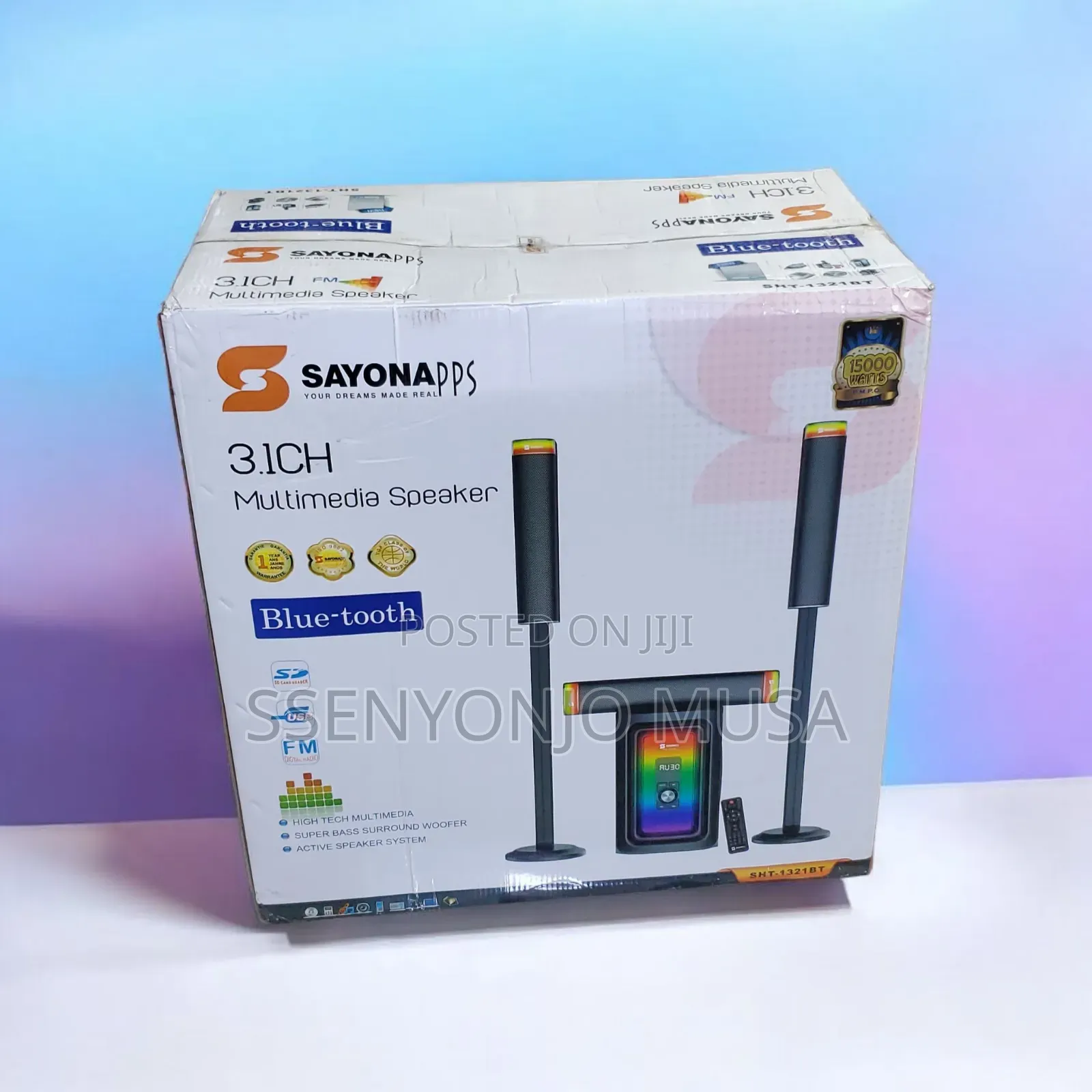 Sayonapps 3.1ch Multimedia Speaker System - Home Theater-