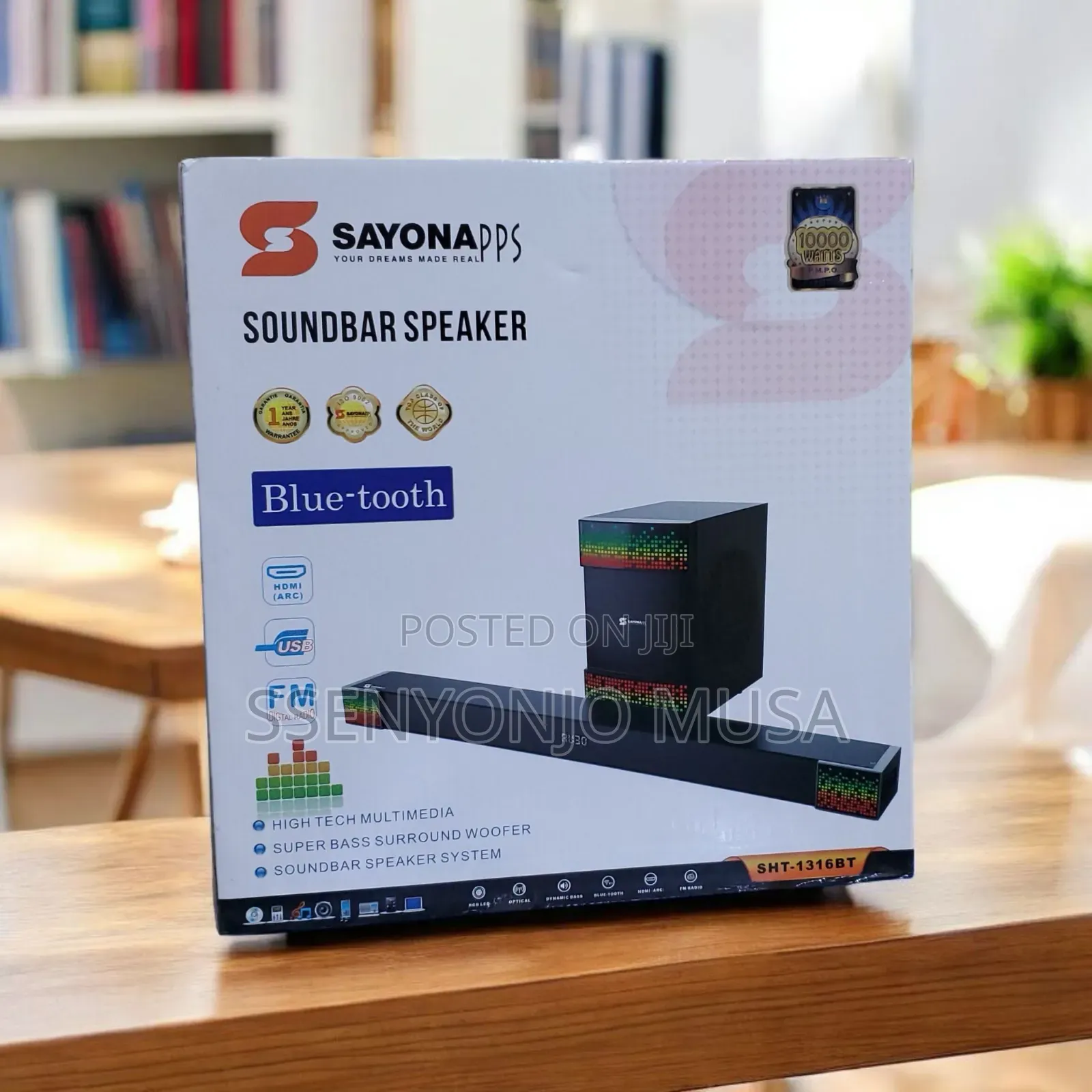 Sayona Soundbar Speaker System - 2.1 Channel Home Theater